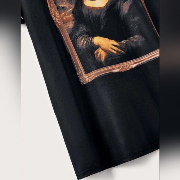 NWT Mask Face Print T-shirt Dress - Picture 6 of 6